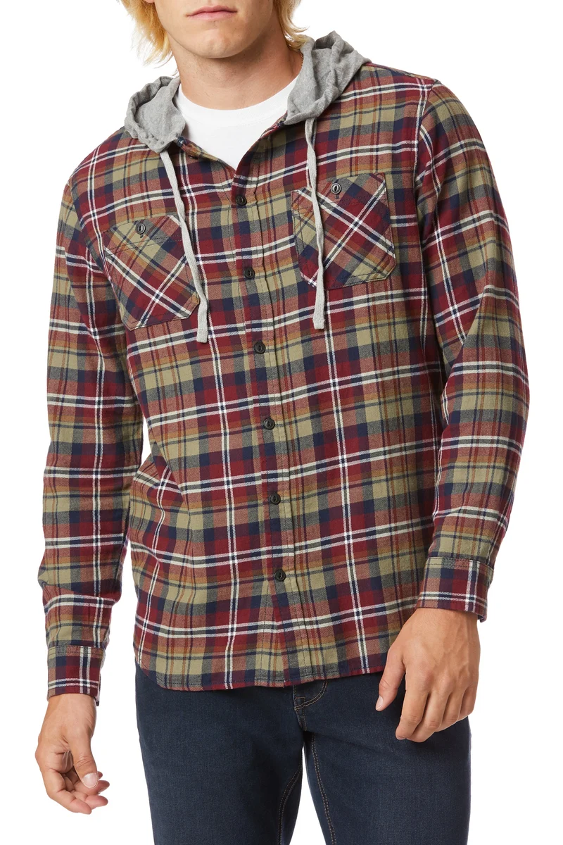 Switchback Flannel Hoodie - Big and Tall