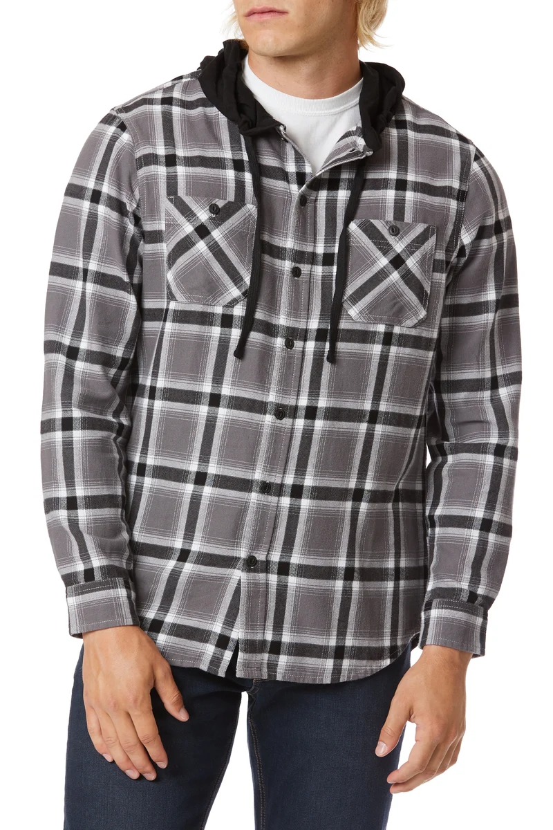 Switchback Flannel Hoodie - Big and Tall