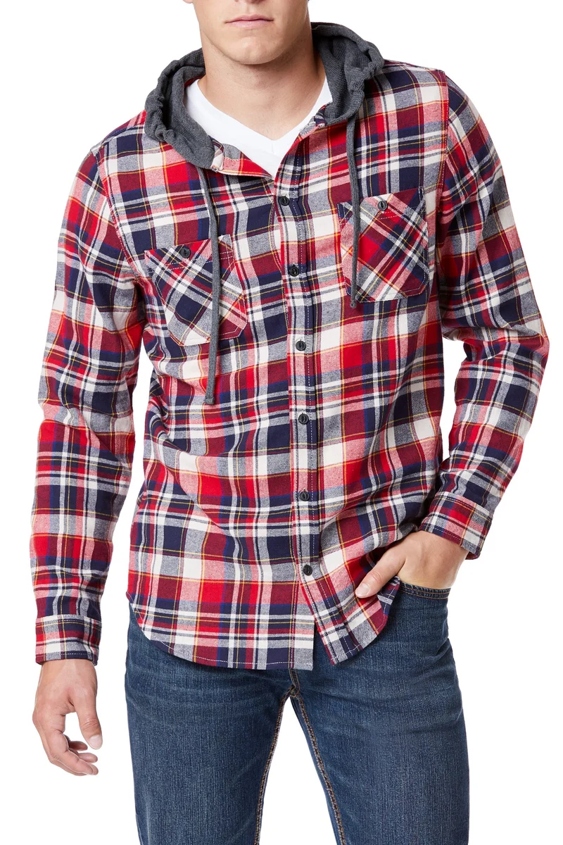 Switchback Flannel Hoodie