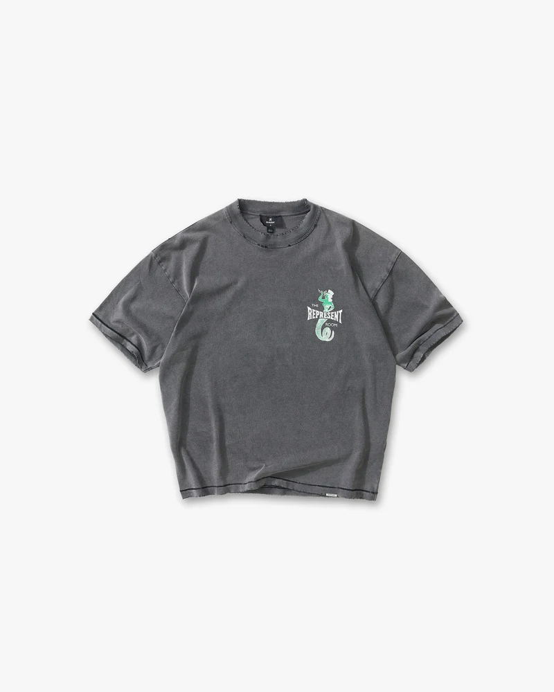 Represent x The Viper Room Dice T-Shirt - Vintage Grey