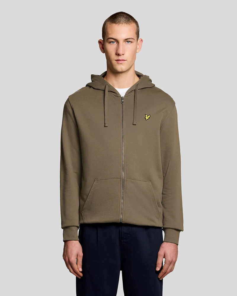 Loopback Cotton Full Zip Hoodie