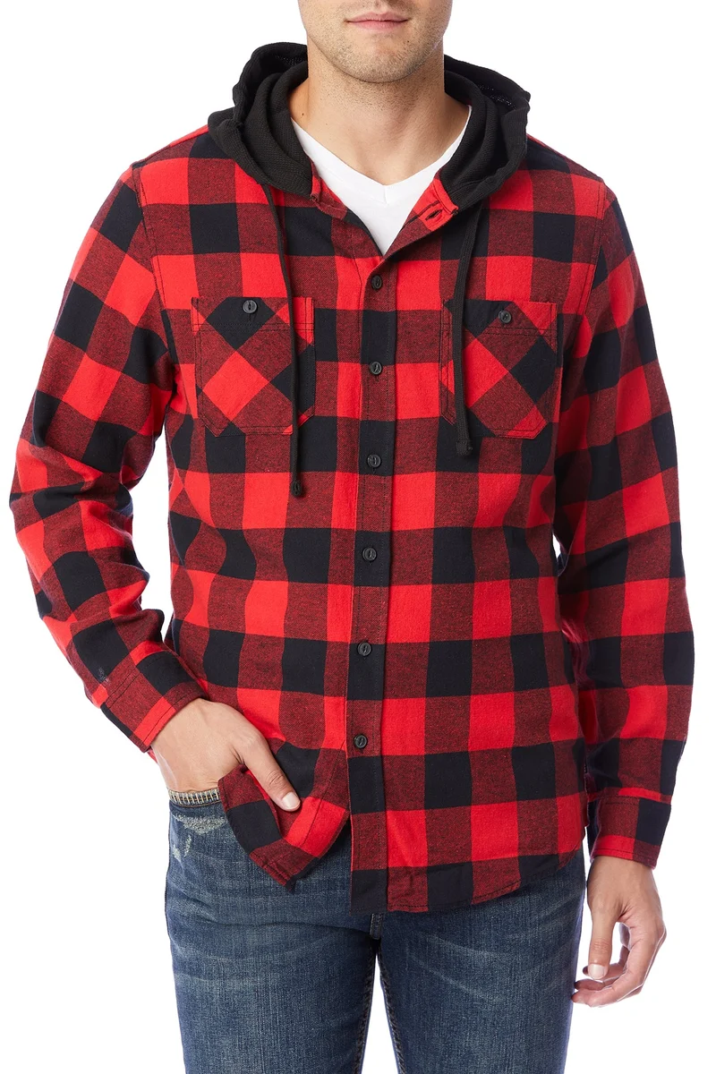 Switchback Flannel Hoodie