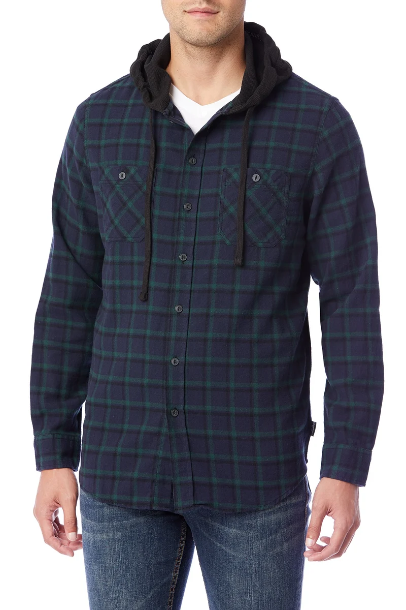 Switchback Flannel Hoodie