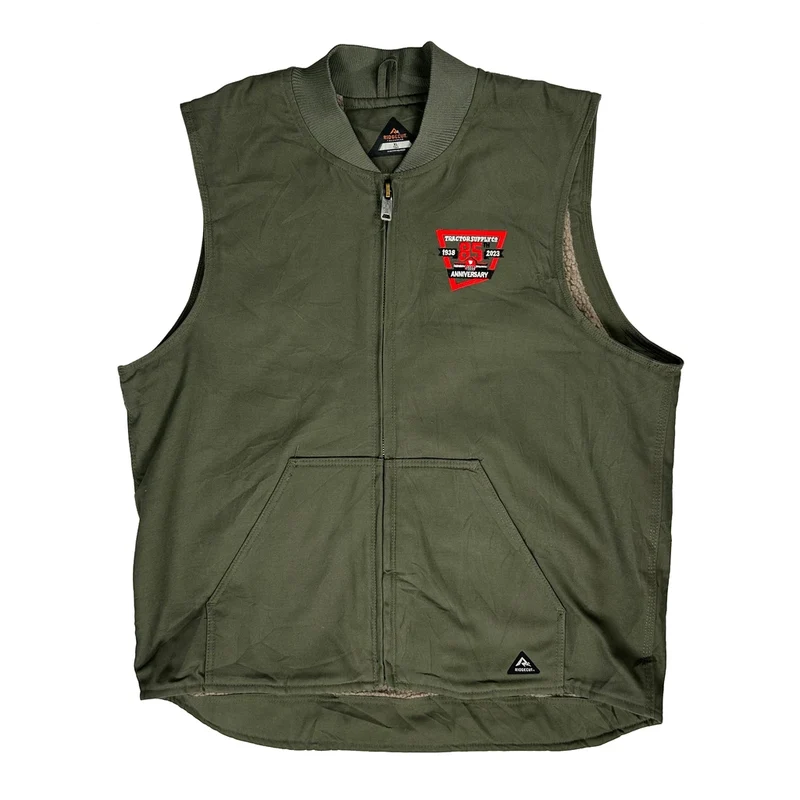 35Th Anniversary Ridgecut Workwear Gilet - XL Green Cotton