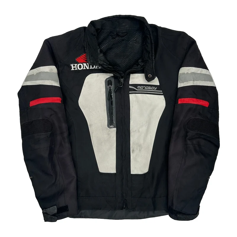 Motorcycle Honda Racing Graphic Jacket - XL Black Polyester