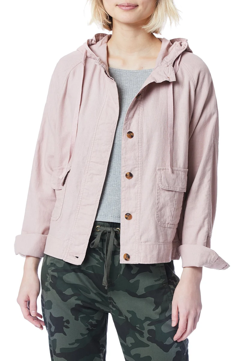 Nadira Oversized Linen Rayon Jacket