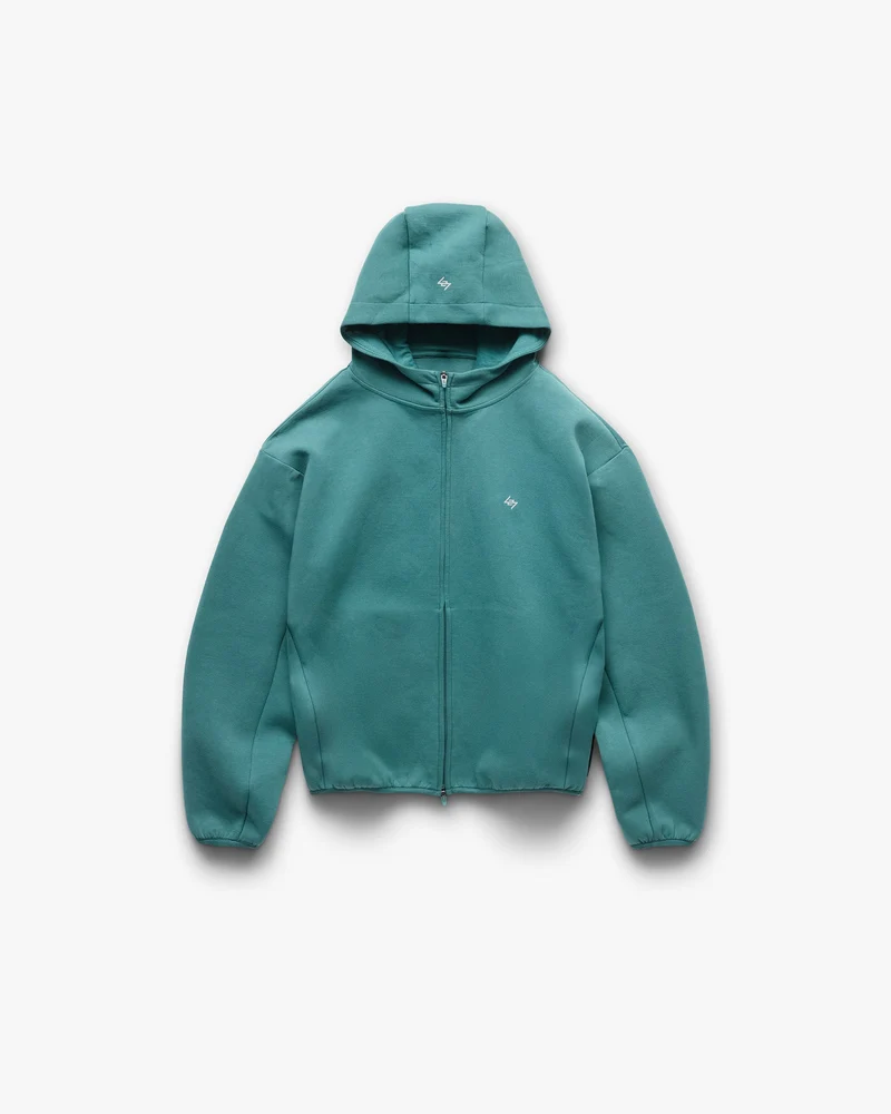 247 Form Zip Hoodie - Teal