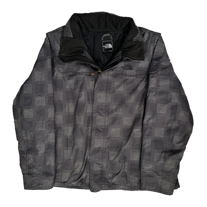 The North Face Checked Jacket - XL Grey Polyester