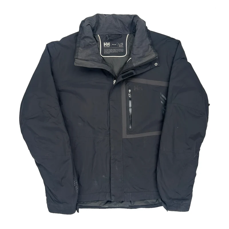 Helly Hansen Jacket - Large Black Polyester