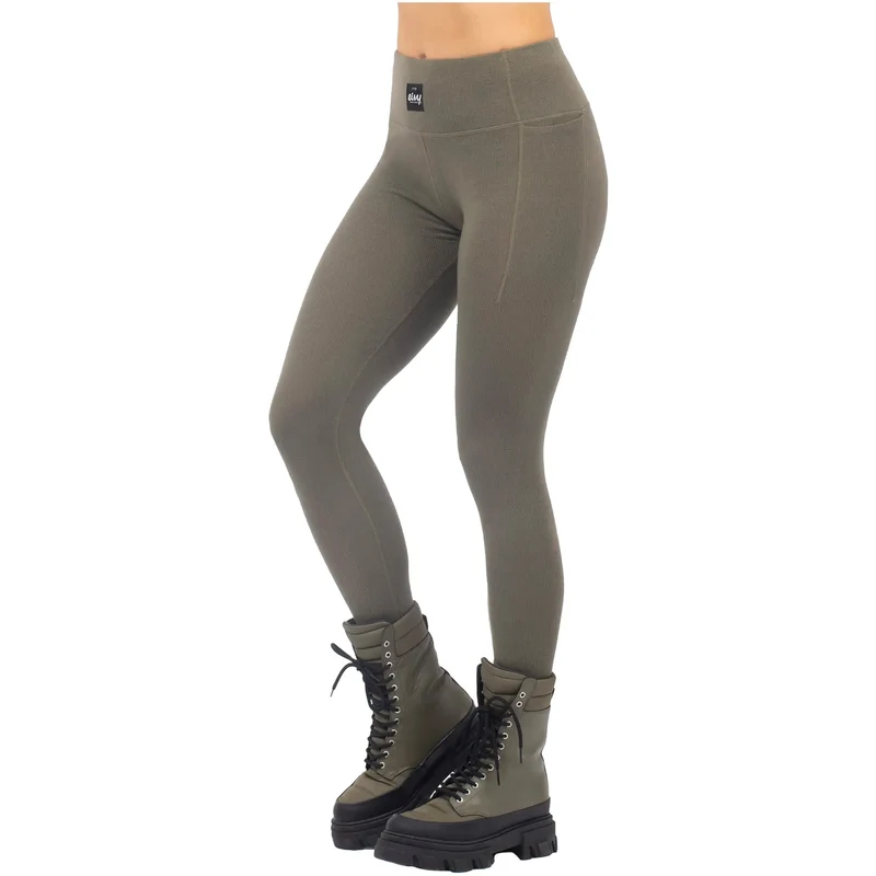 Eivy Pocket Merino Wool Rib Tights