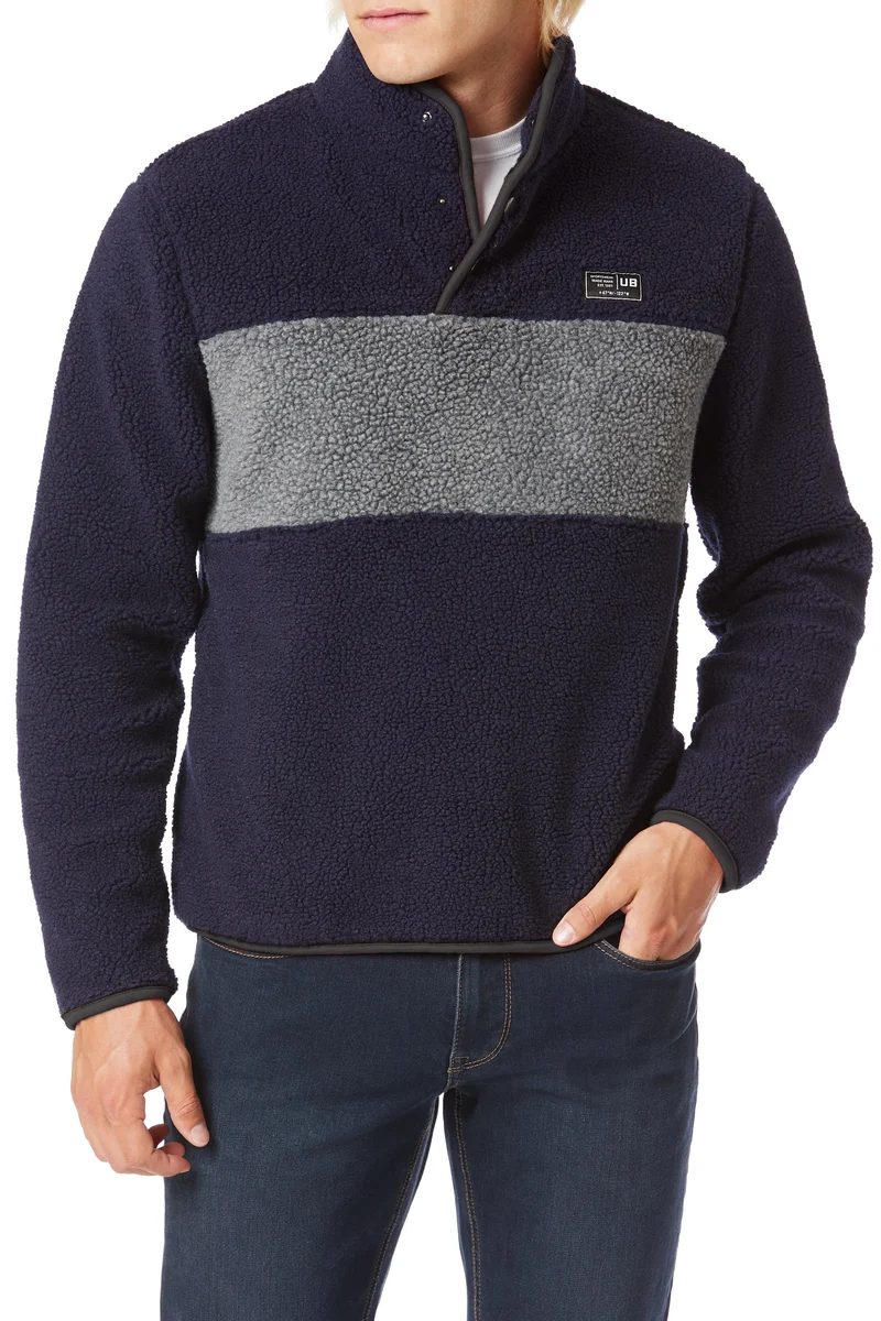 Zion Sherpa Mock Neck Fleece