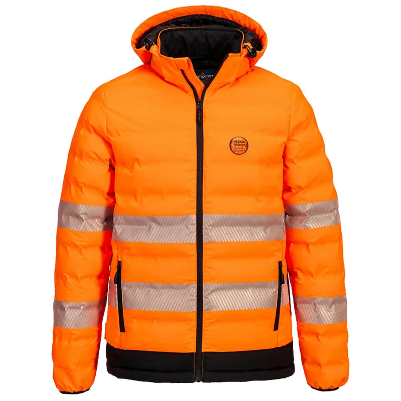 Portwest Hi-Vis Heated Tunnel Jacket S548
