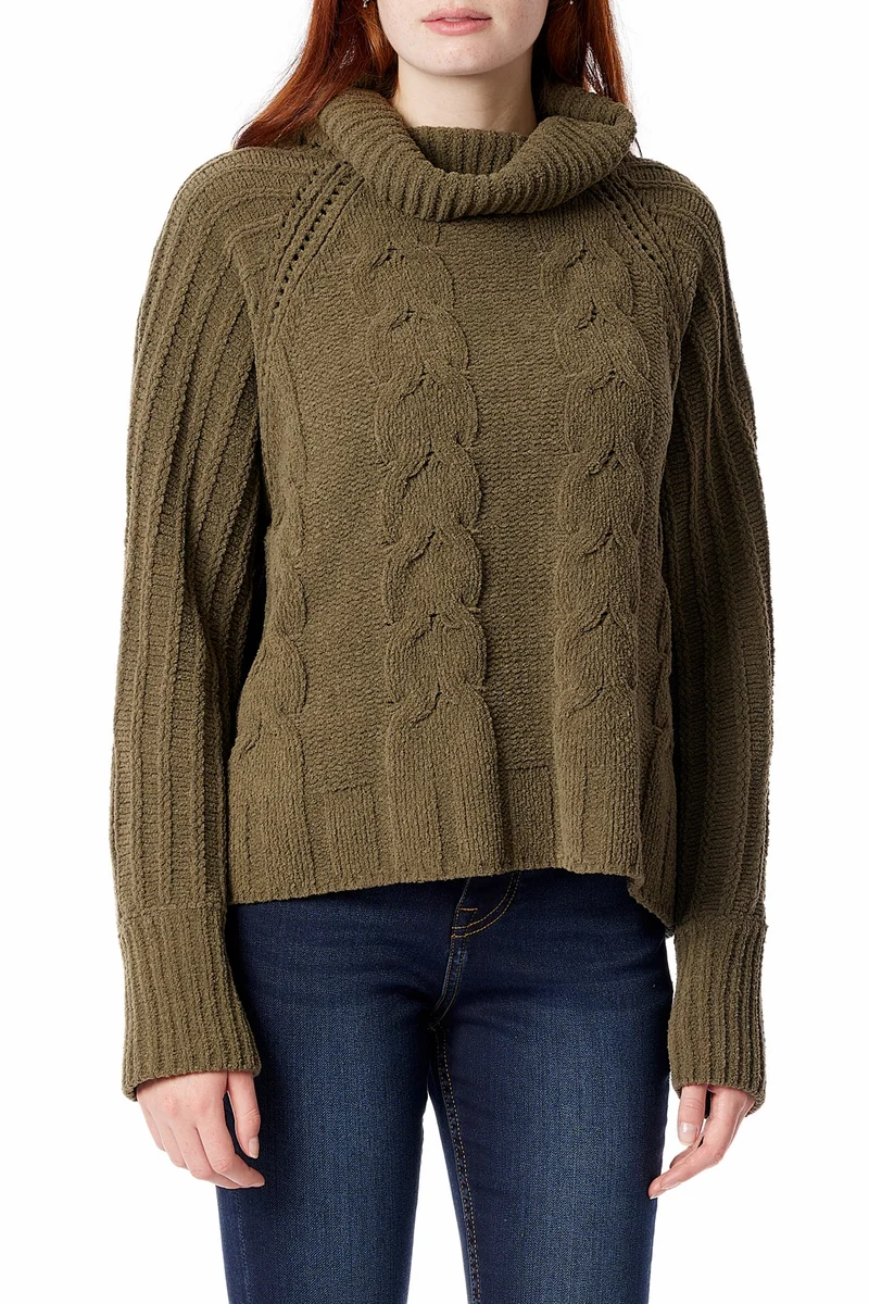 Joselyn Chenille Mock Neck Sweater