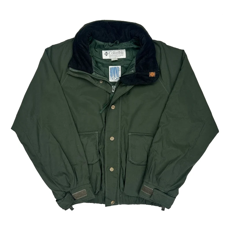 Columbia Jacket - Large Green Polyester