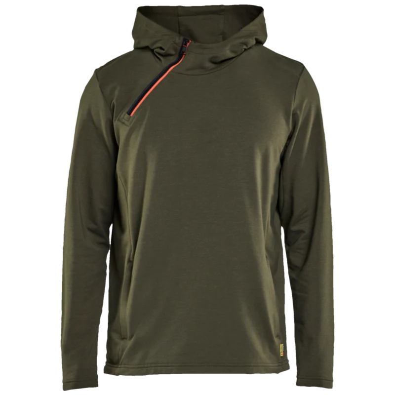 Blaklader Hoodie met schuine halve rits temperatuur regulerend 3594-2547