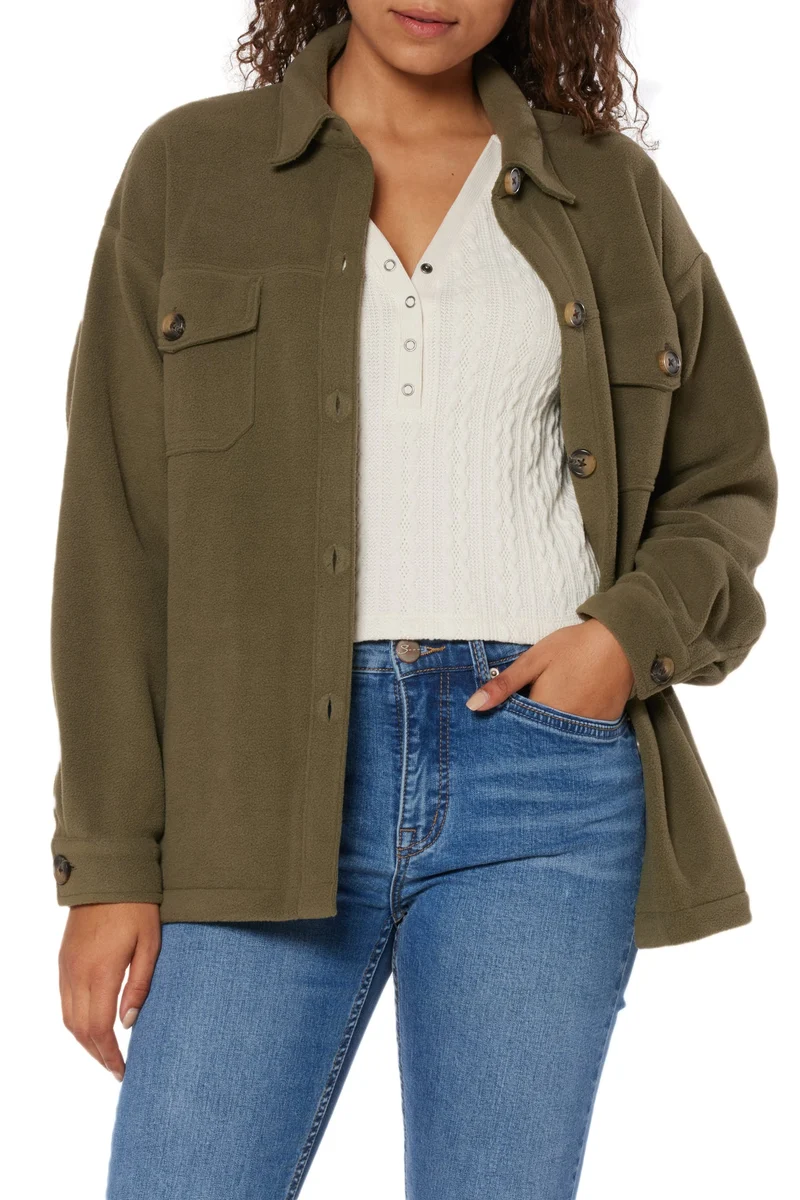 Carleen Fleece Shirt Jacket