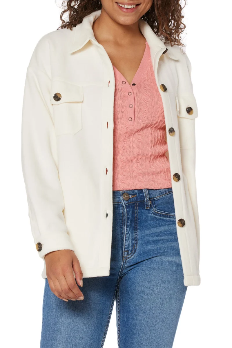 Carleen Fleece Shirt Jacket