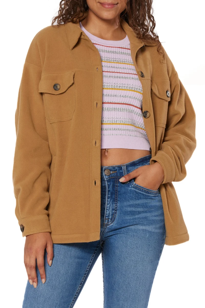 Carleen Fleece Shirt Jacket
