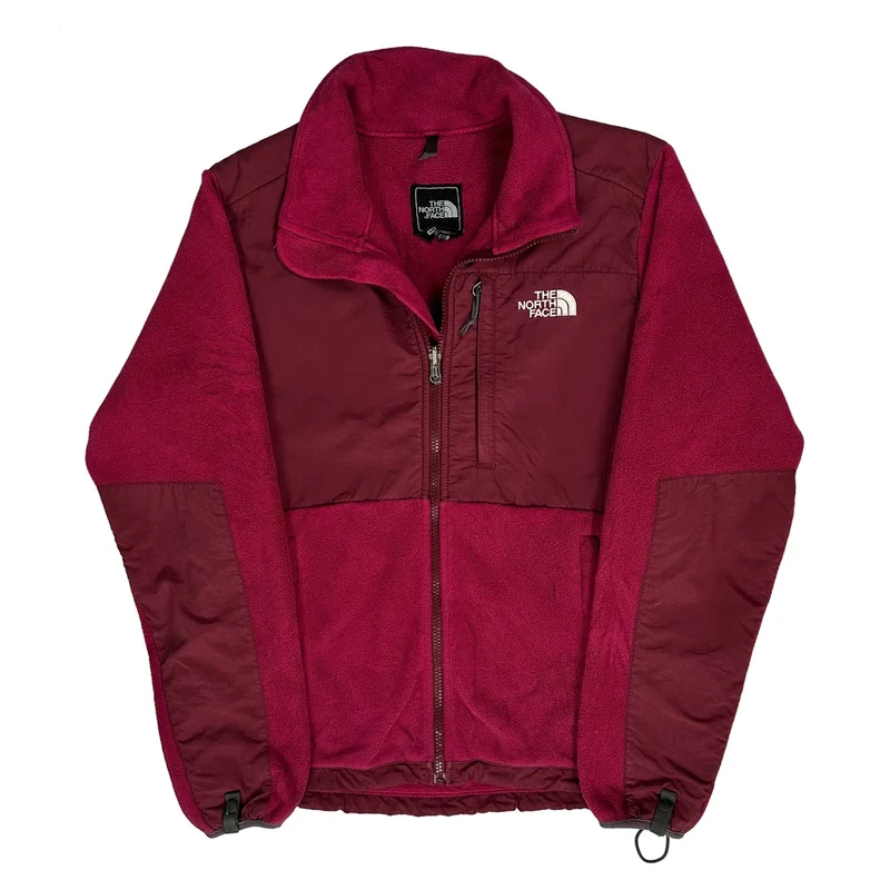 The North Face Denali Fleece Jacket - Medium Red Polyester