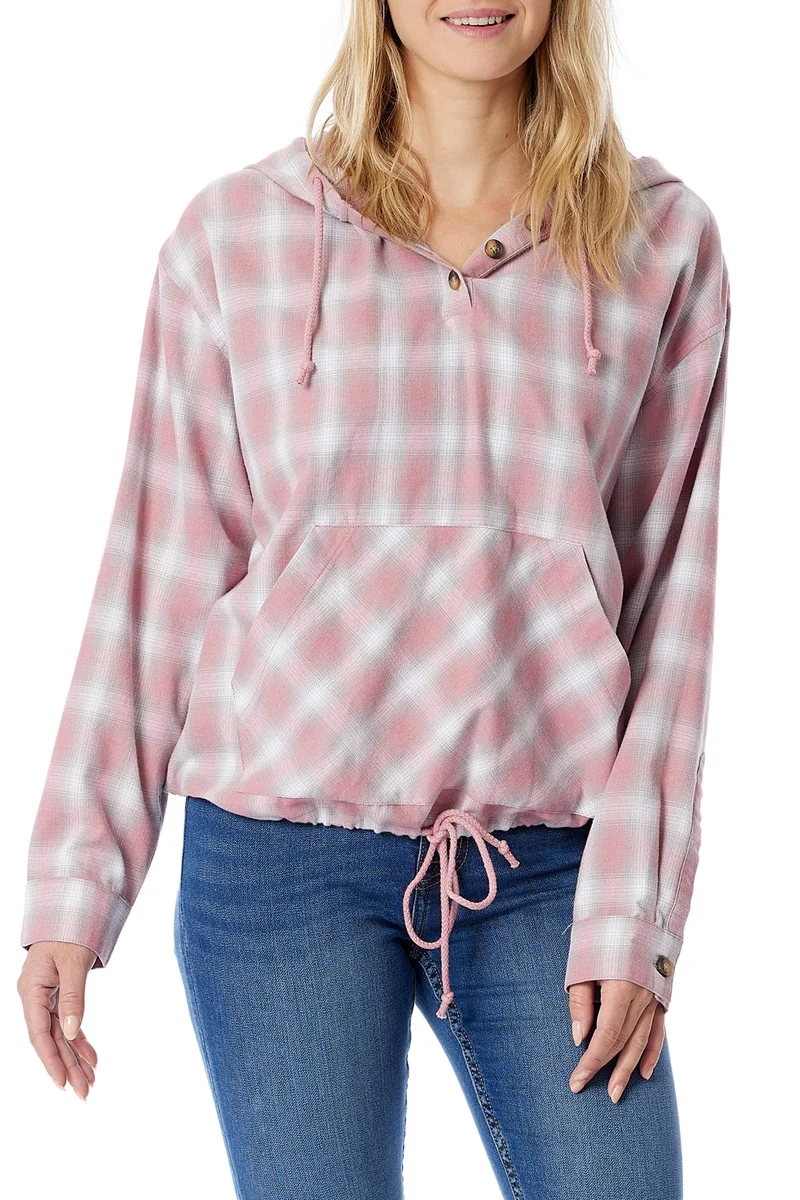 Kassandra Plaid Hoodie
