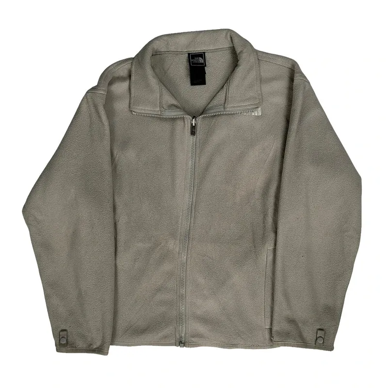The North Face Fleece Jacket - Large Grey Polyester