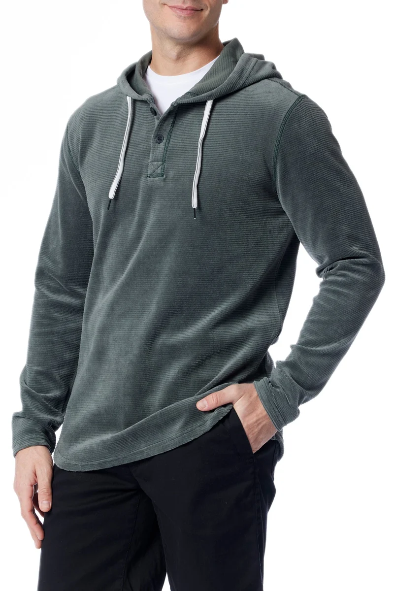 Shaw Knit Corduroy Hoodie