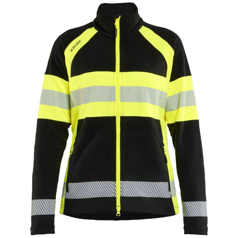 Blaklader Dames Microfleecevest High Vis CL.1 4718-1010
