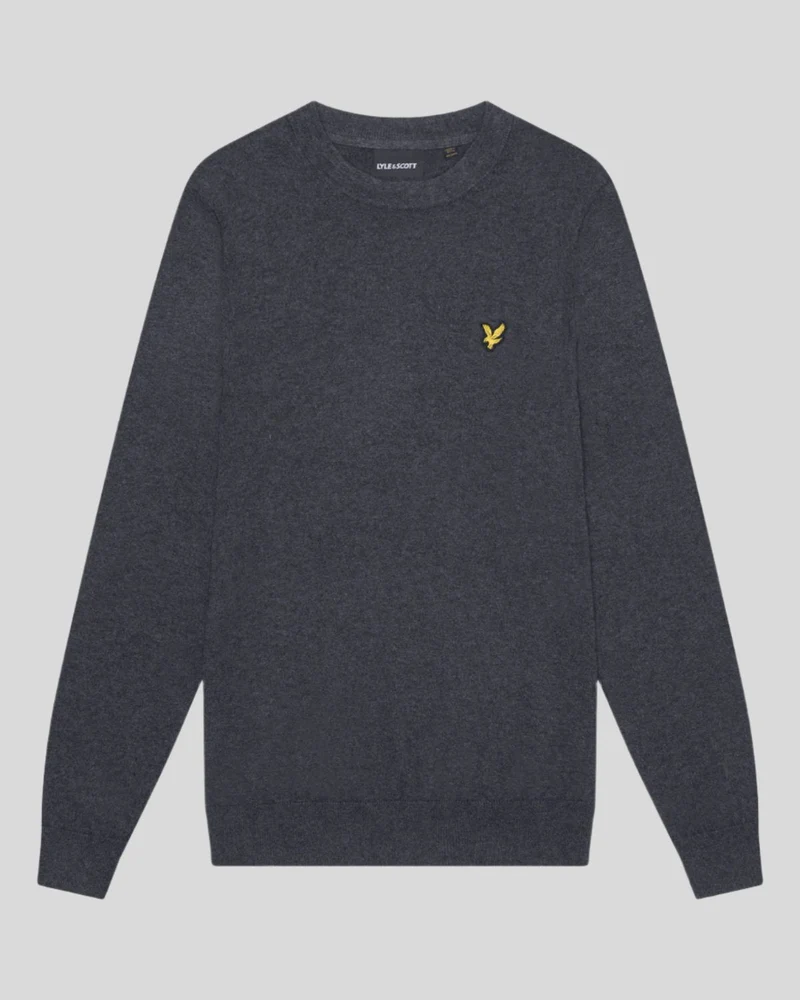 Cotton Merino Crew Neck Jumper