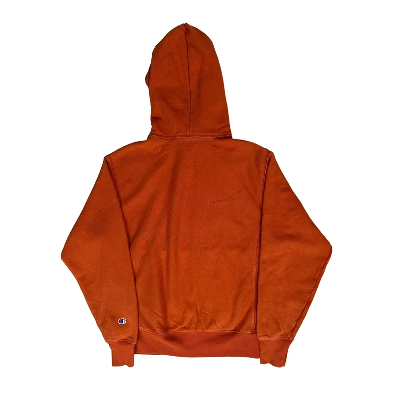 Reverse Weave Champion Hoodie - Medium Orange Cotton