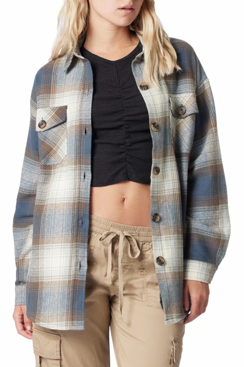 Westlake Plaid Shirt Jacket