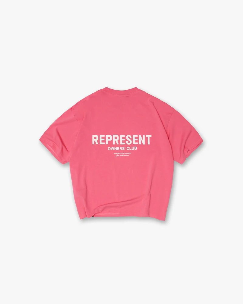 Represent Owners Club T-Shirt - Bubblegum Pink