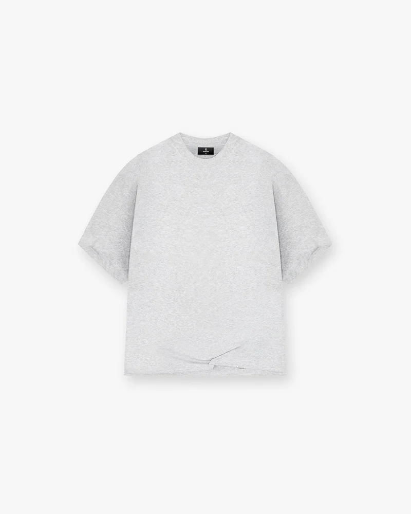 Initial Boxy T-Shirt - Ice Grey Marl