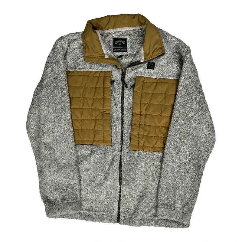 Adventure Division Billabong Fleece Jacket - Medium Grey Polyester