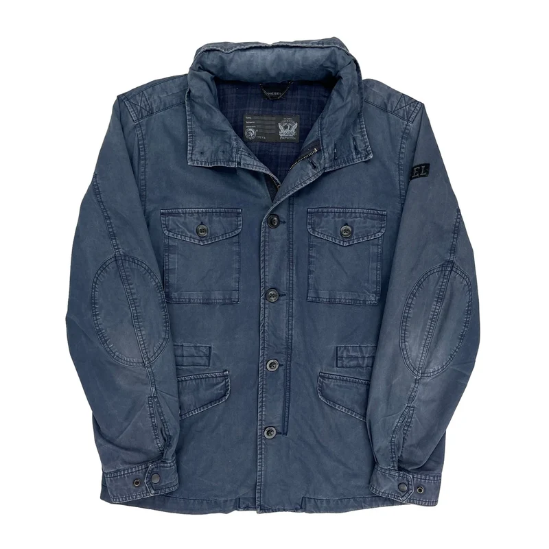 Diesel Jacket - 2XL Blue Cotton