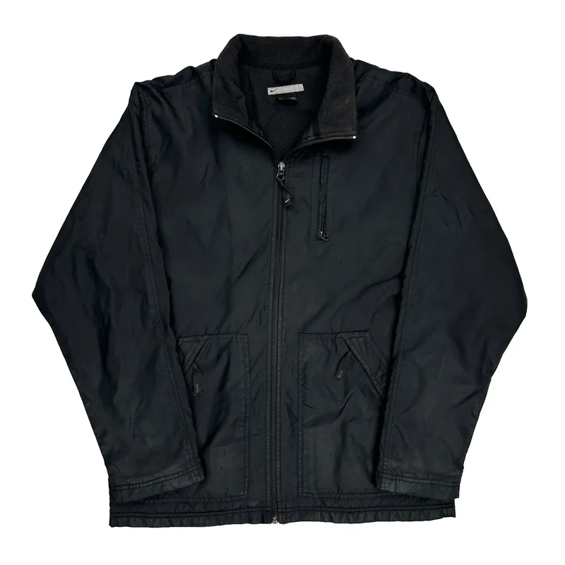Nike Jacket - Small Black Polyester