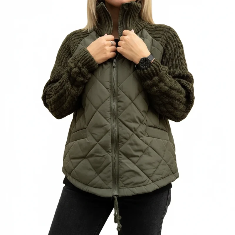 Omarm de winter met het dameswinterjack met ritssluiting: jouw ideale laag voor comfort en warmte.