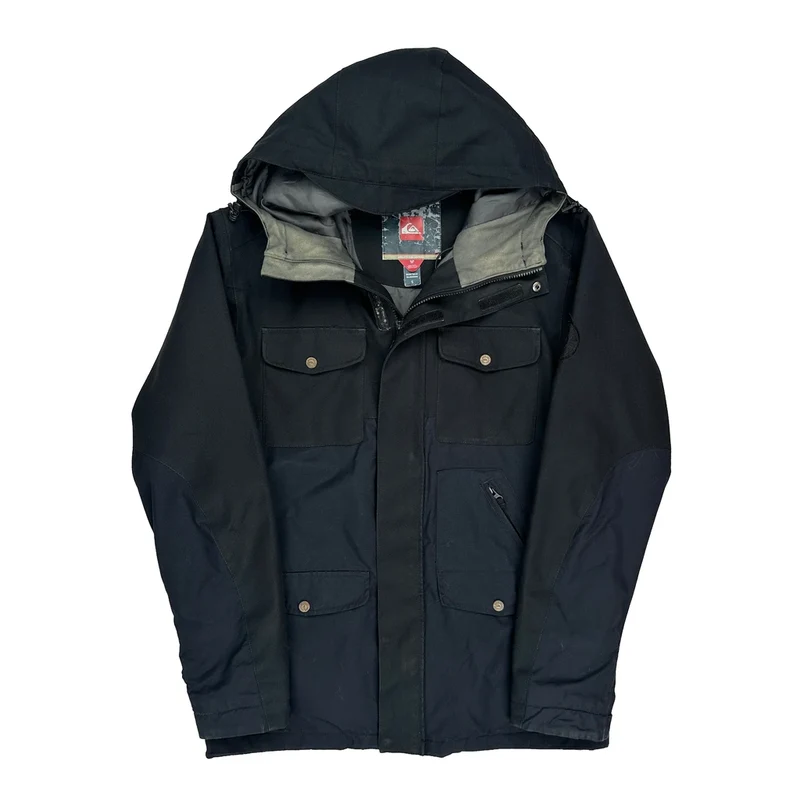 Quiksilver Slim Fit Jacket - Small Black Polyester