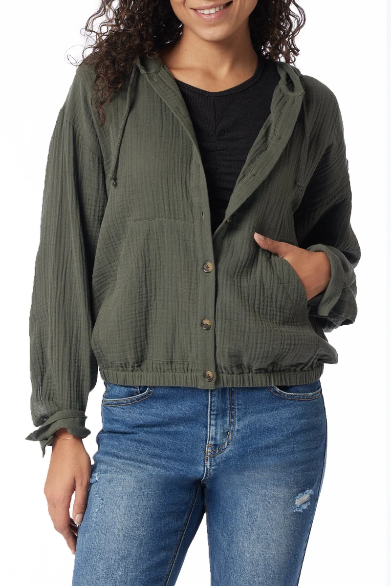 Renata Lightweight Gauze Hoodie