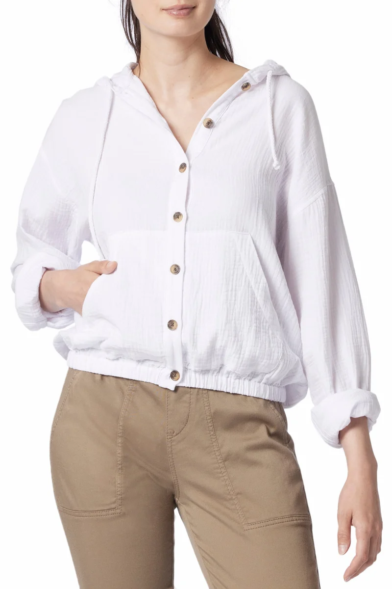 Renata Lightweight Gauze Hoodie