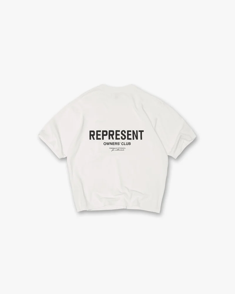 Represent Owners Club T-Shirt - Flat White