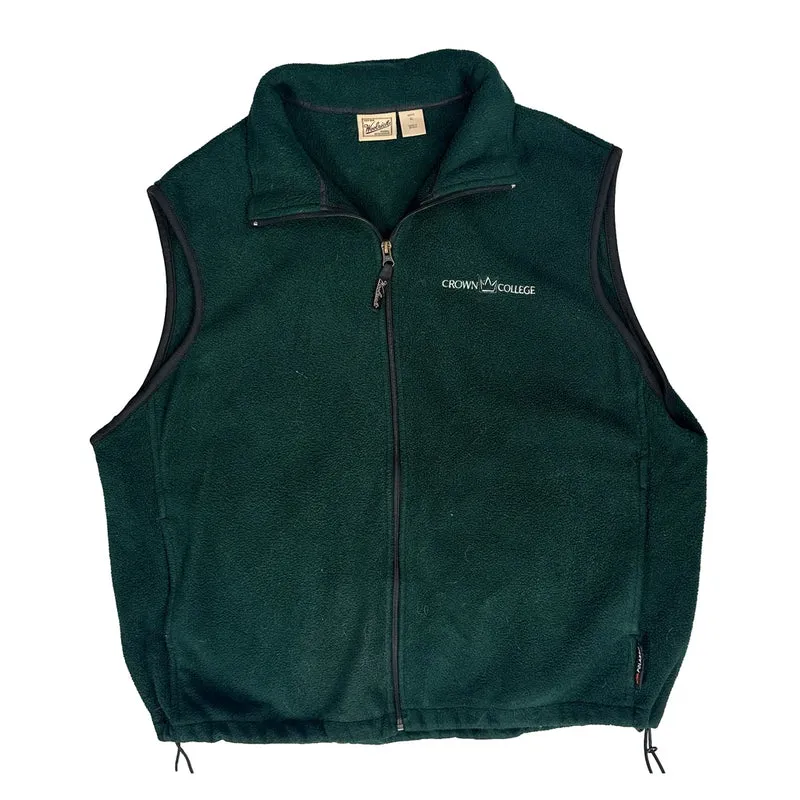 Crown College Woolrich College Gilet - XL Green Polyester
