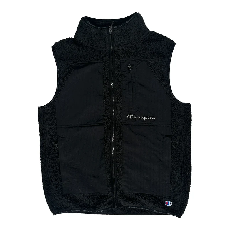 Champion Gilet - Small Black Polyester