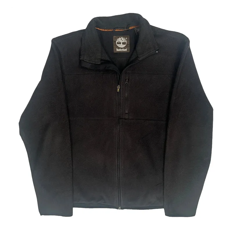 Timberland Fleece Jacket - Large Black Polyester