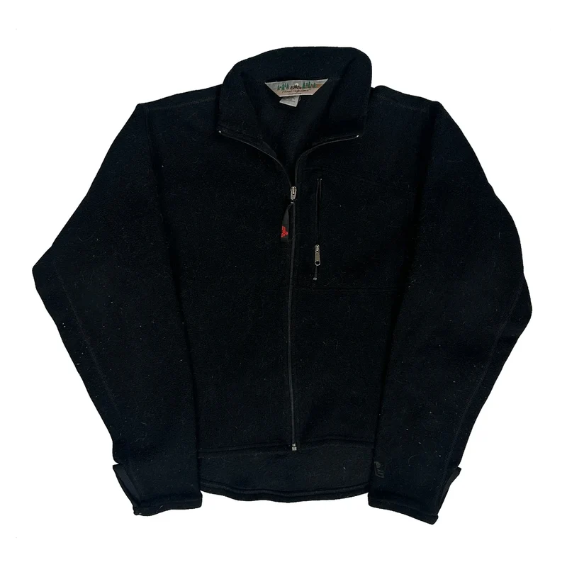 Eastern Mountain Sports Fleece Jacket - Small Black Polyester