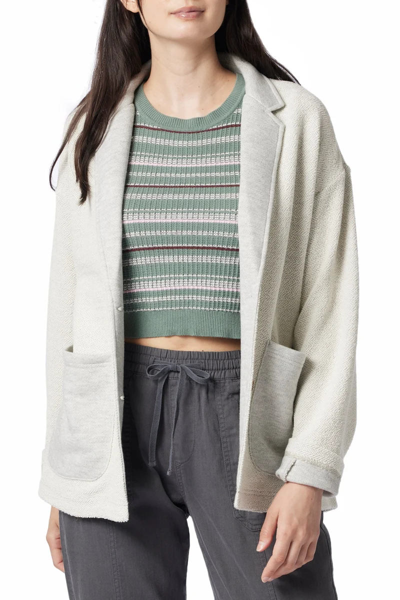 Textured Terry Abbi Blazer