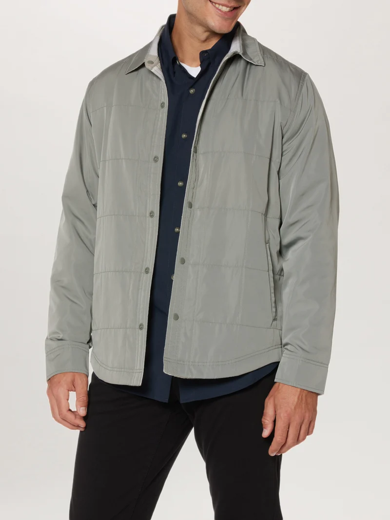 Nylon to Flannel Reversible Jacket