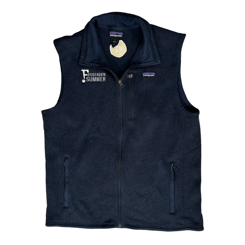 Fessenden Summer Patagonia Gilet - Large Navy Polyester