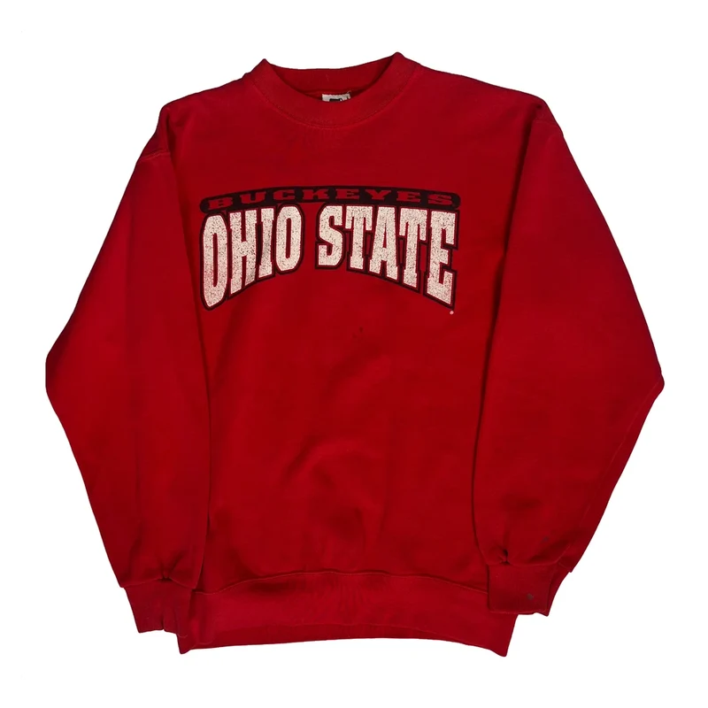 Age 16, Ohio State Buckeyes Starter College Sweatshirt - XL Red Cotton