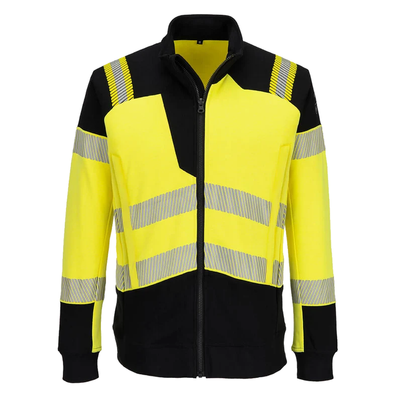 Portwest PW3 Modaflame Knit Hi-Vis FR Full Zip Sweatshirt FR717