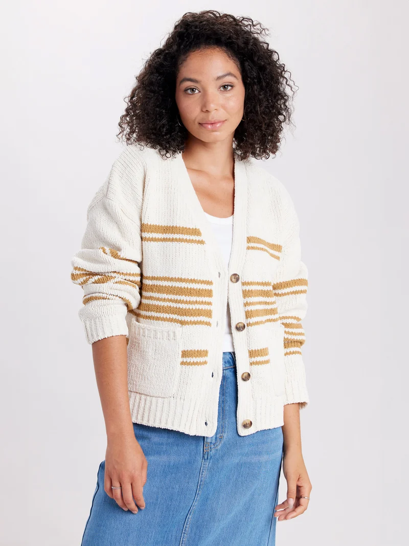 Stonewall Stripe Chenille Cardigan